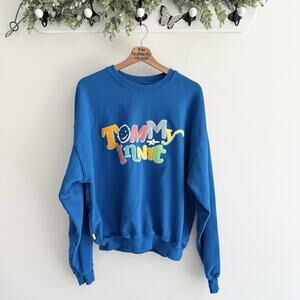Tommy Innit Limited Edition Crewneck Pullover Sweater Size M Blue CP